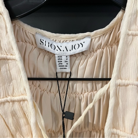 Shona Joy Delphine Sleeveless Midi Dress in Cream Size US 2 NEW! New with tags! - Picture 4 of 11